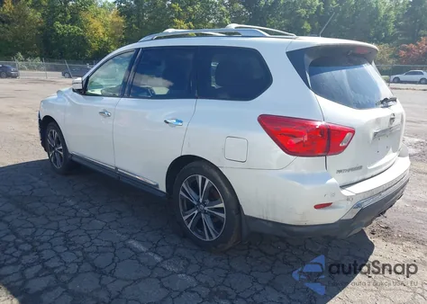 2017 Nissan Pathfinder Platinum from USA, damaged, VIN 5N1DR2MN7HC697889